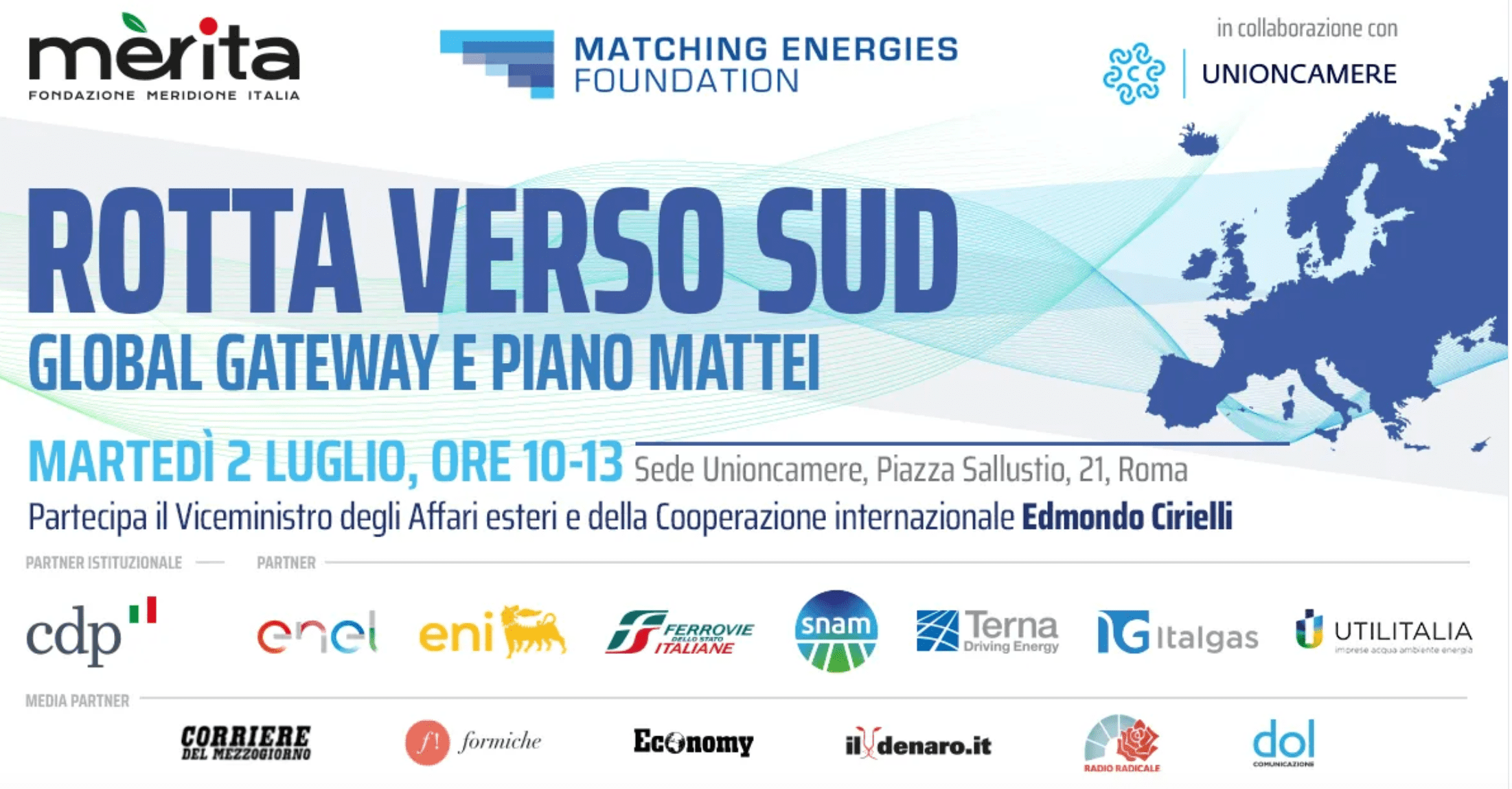Rotta verso Sud, Global Gateway e Piano Mattei